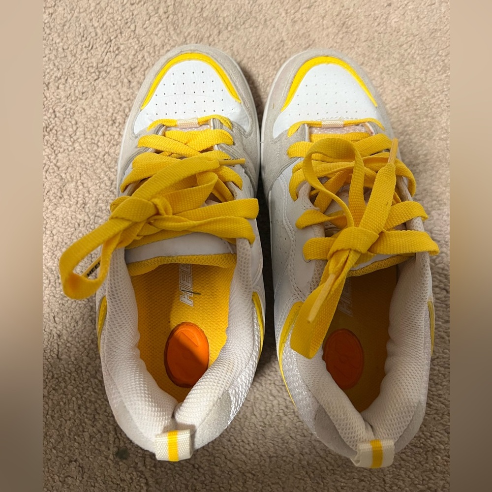 Youth Heelys - Yellow White